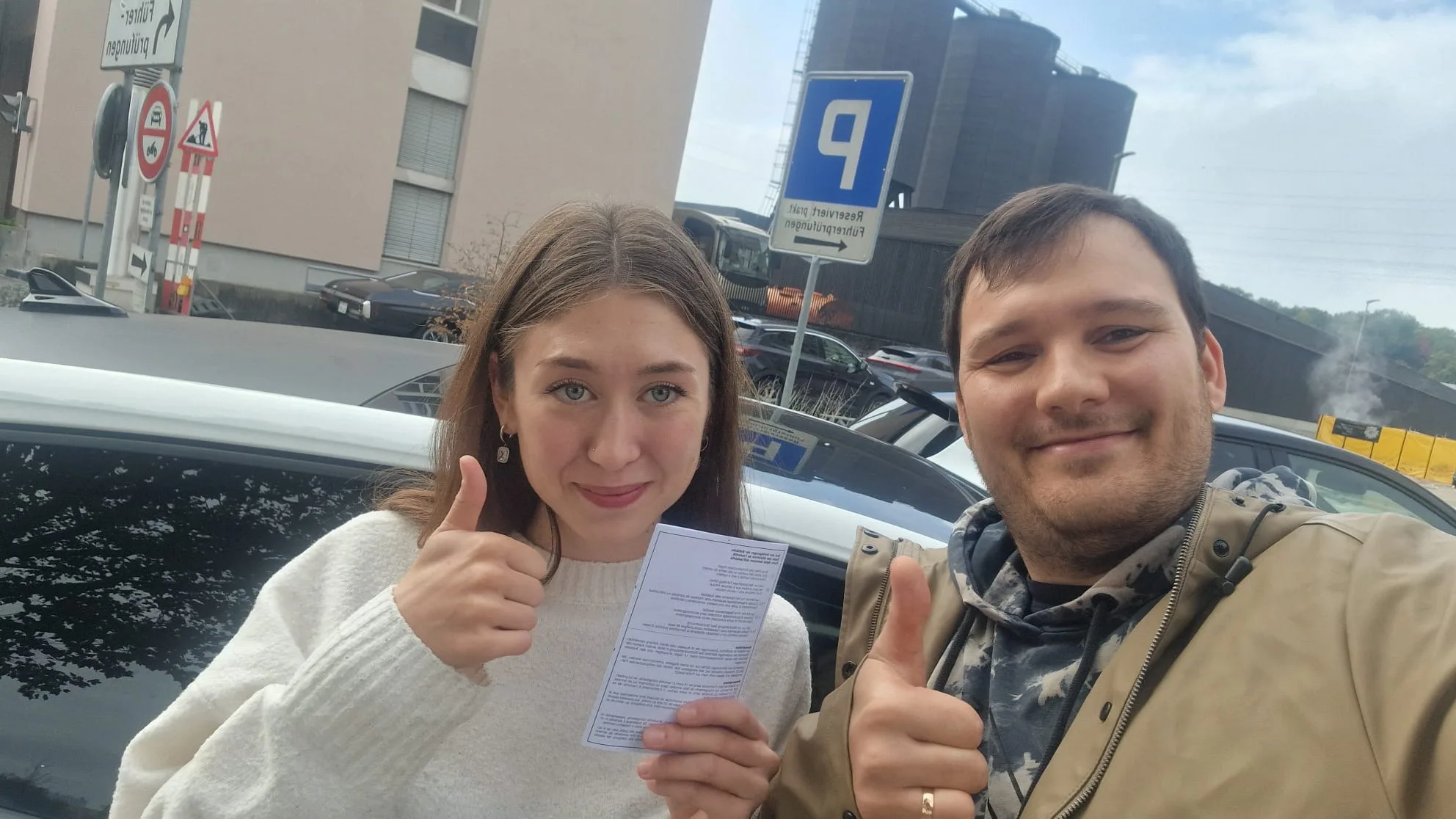 Bestandene Autoprüfung mit der Fahrschule Next in Bern
